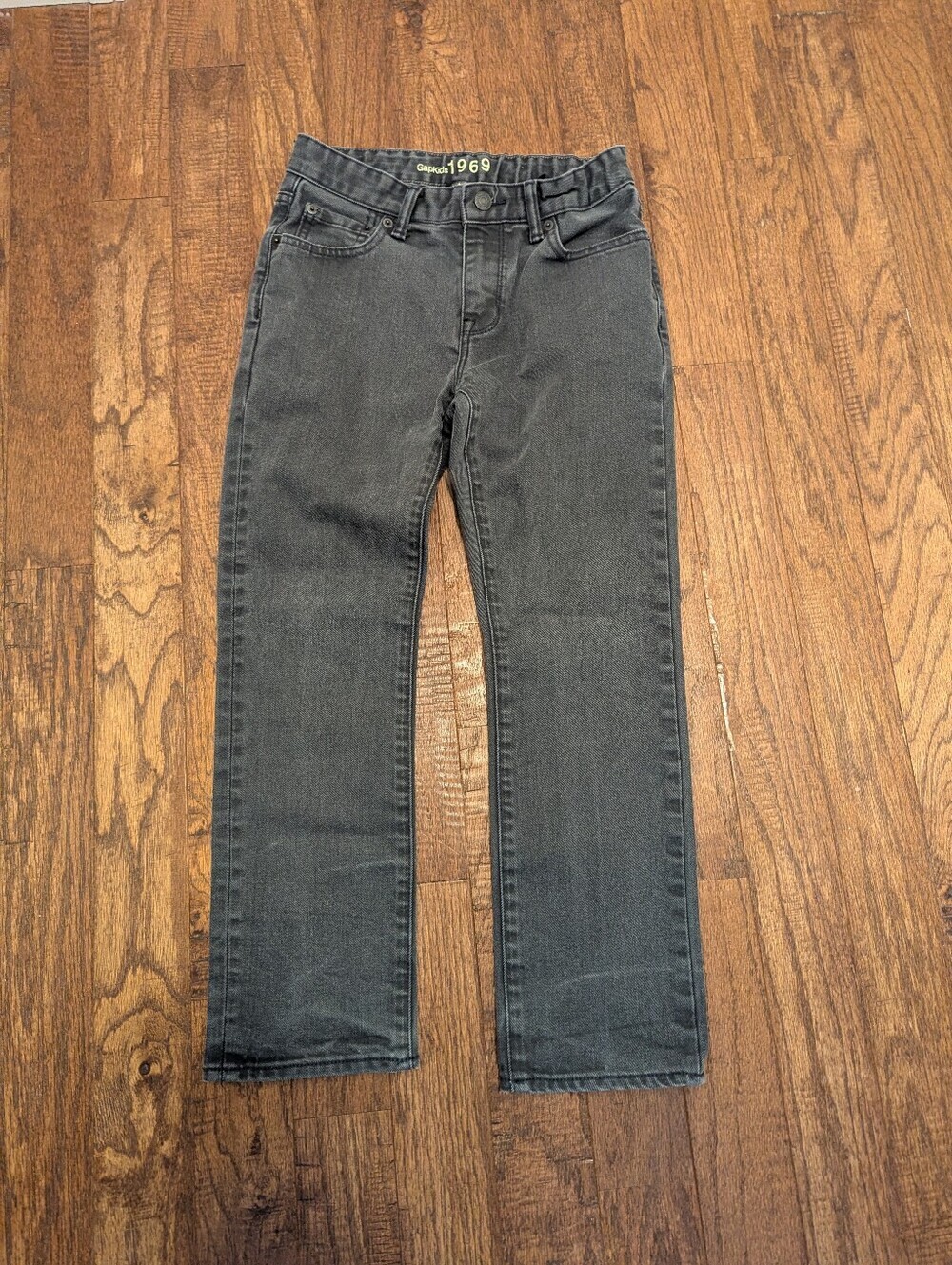 Gap Kids Husky jeans Size 10 husky Gap adjustable waist straight leg gray